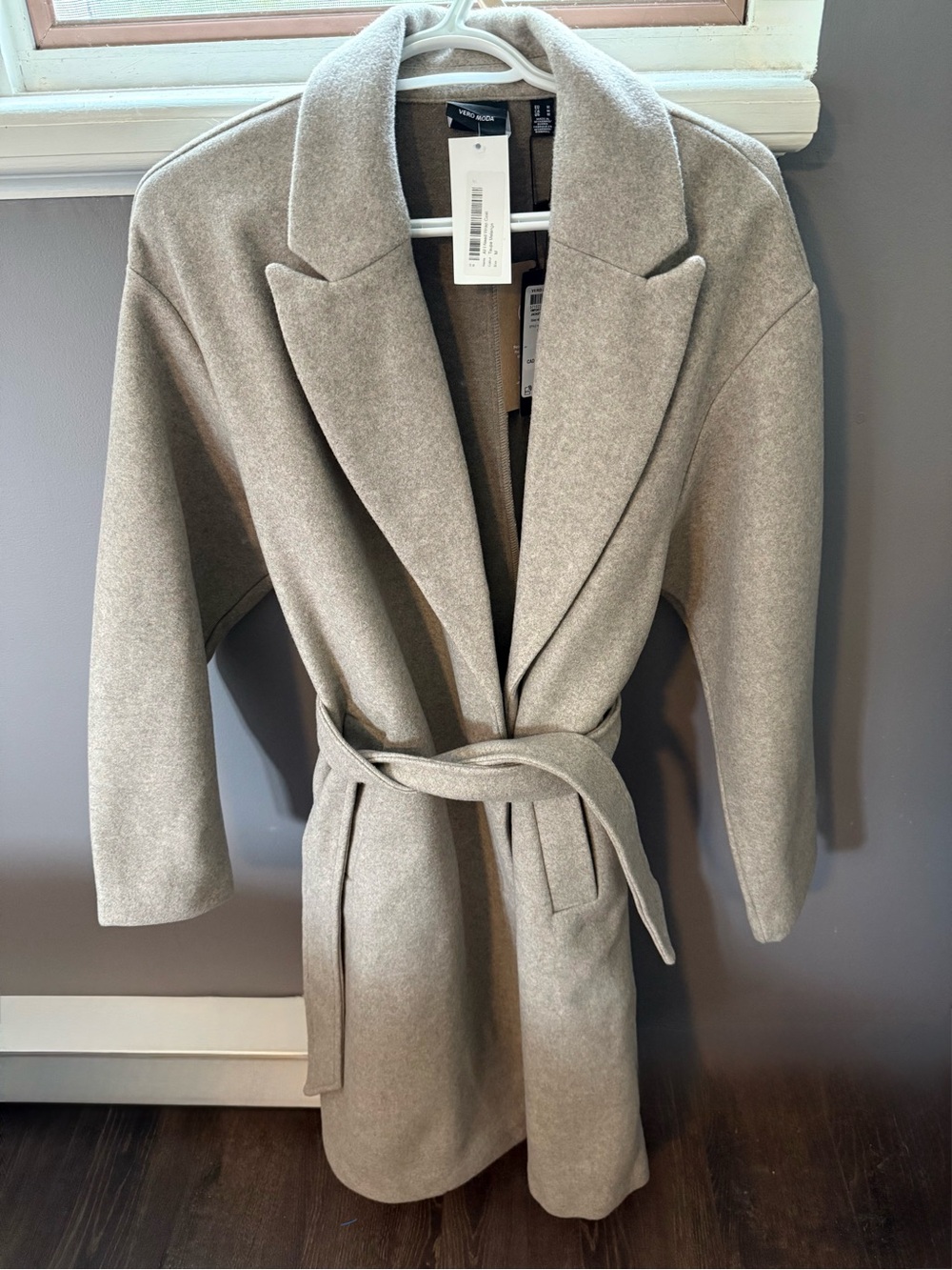 VERO MODA “all I need wrap coat” Taupe